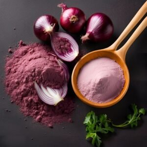Home red onion powder
