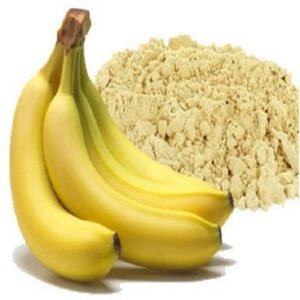 Home yellow banana powder