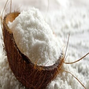 Home desiccated coconut powder