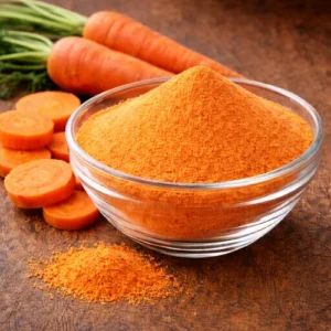 Home carrot powder