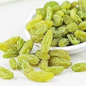 Home green raisins (kishmish)